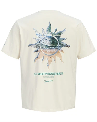 Jack & Jones Junior - JORHyeres Back Element T-Shirt - Antique White